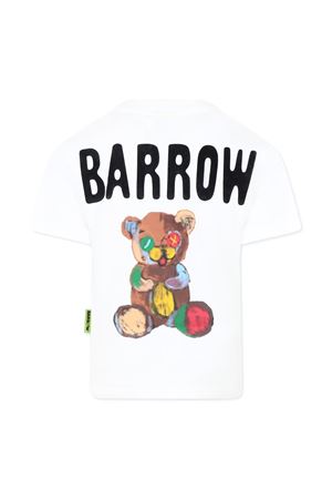 white cotton tshirt BARROW KIDS | S5BKJUTH023002